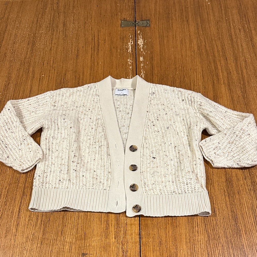 OLD NAVY Cream Cardigan